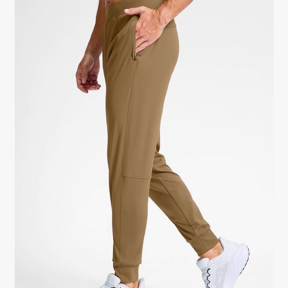 G Gradual Taupe Golf Jogger Pants With Zippered Pockets Size XL